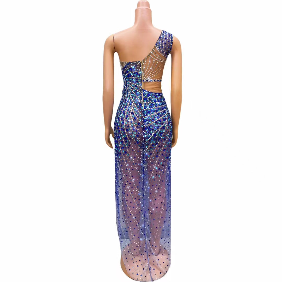 CELESINYI Xunyicao Crystal Blue Bodysuit