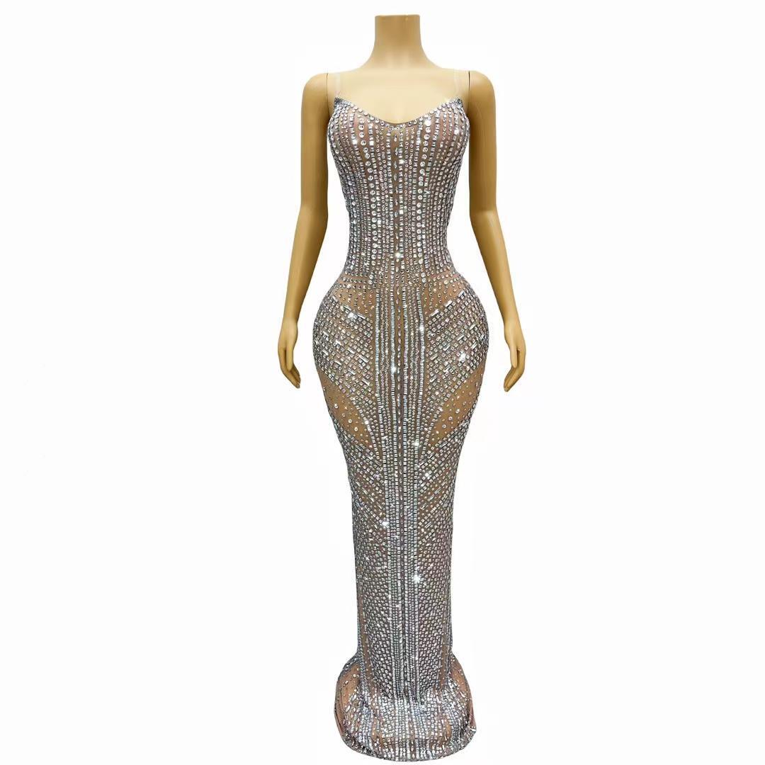 CELESINYI Jiangmeiren Crystal Full Stone Gown