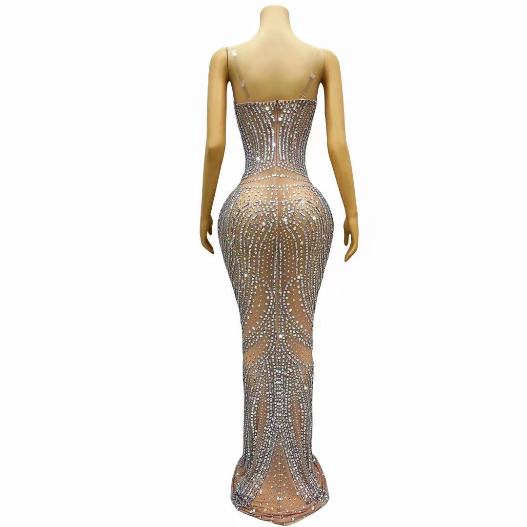 CELESINYI Jiangmeiren Crystal Full Stone Gown
