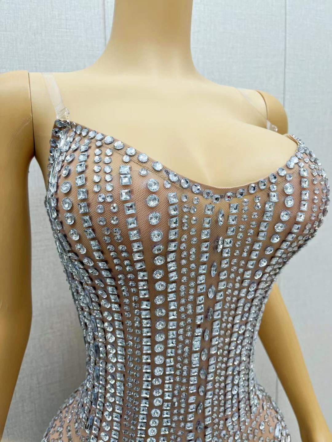 CELESINYI Jiangmeiren Crystal Full Stone Gown