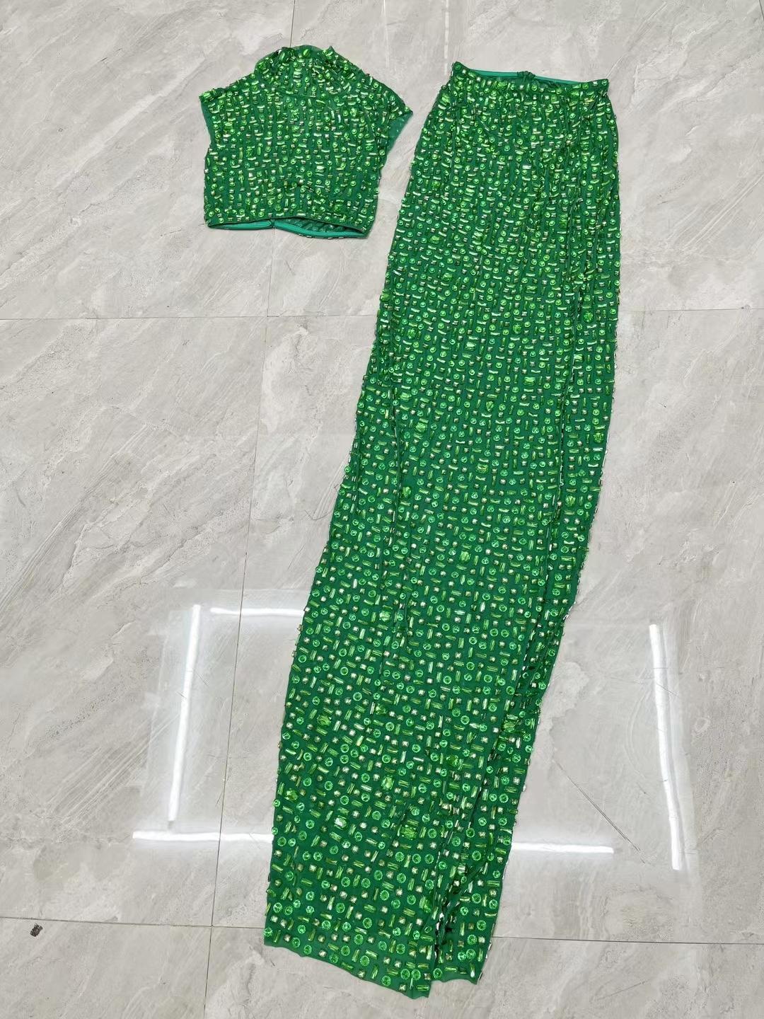 CELESINYI Lvbei Crystal Emerald Shell Set