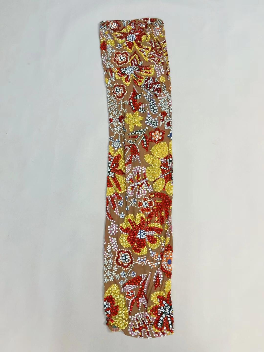 CELESINYI Baihuaqifang Crystal Flower Gown