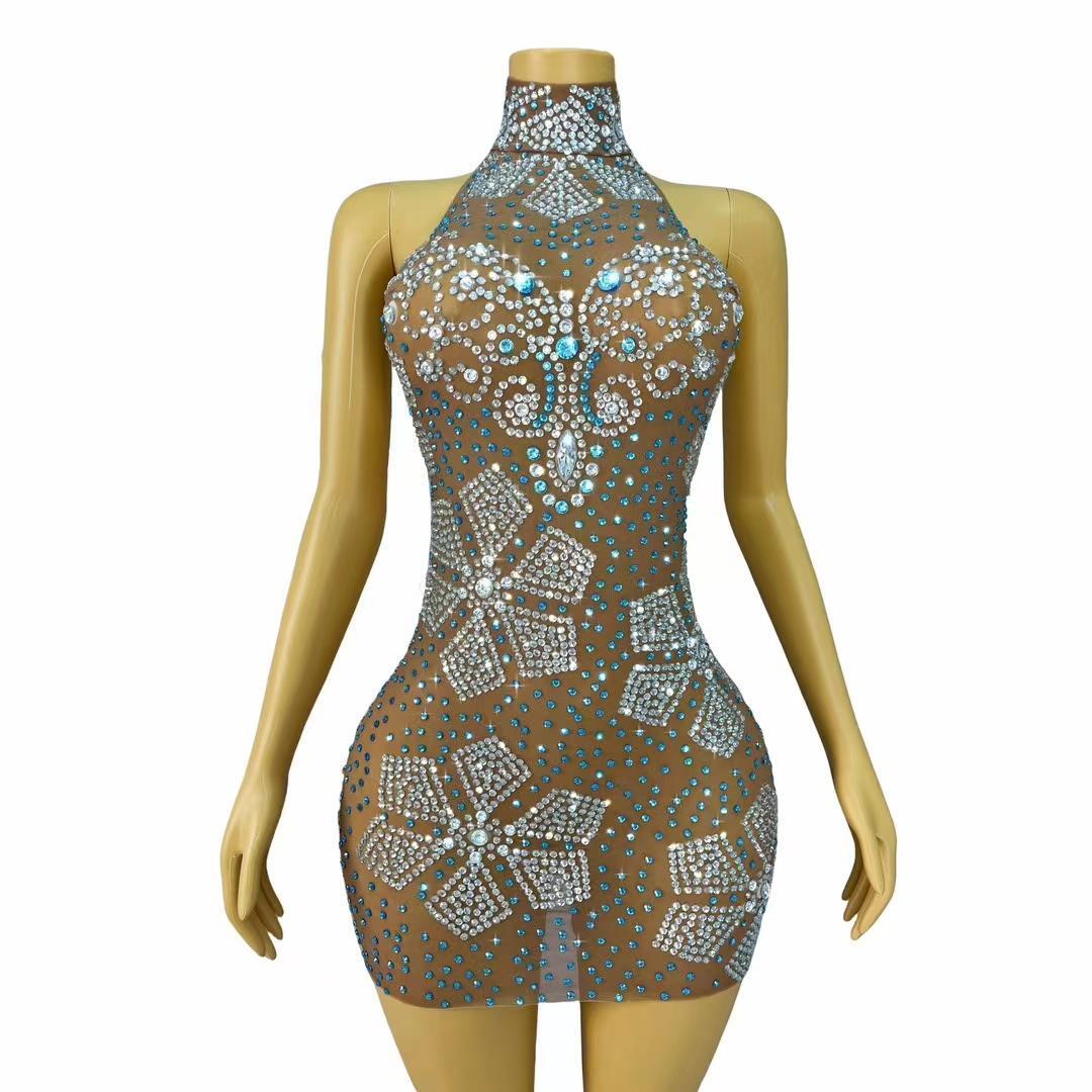 CELESINYI Bingxueqiyuan Crystal Ice Gown