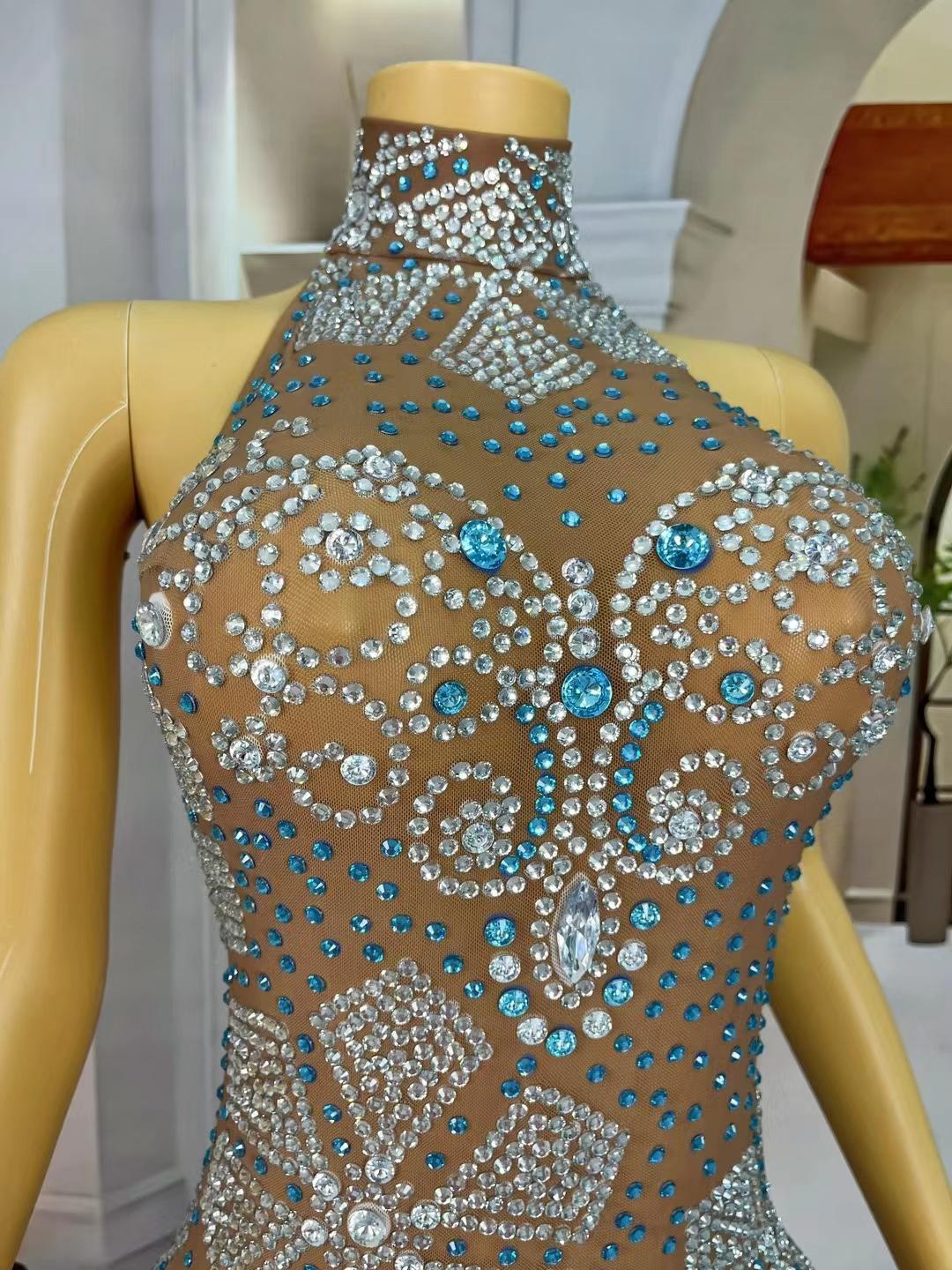 CELESINYI Bingxueqiyuan Crystal Ice Gown