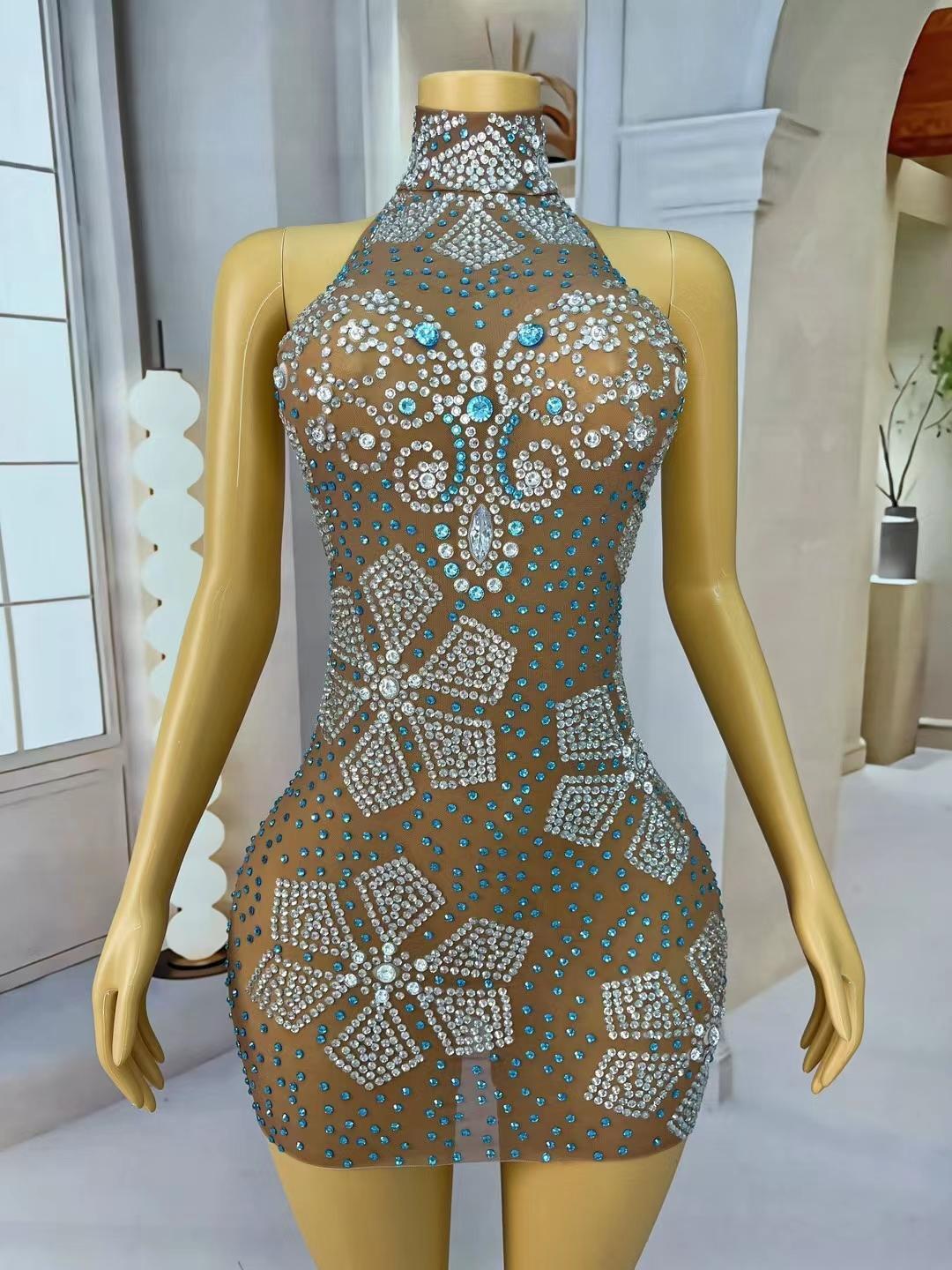 CELESINYI Bingxueqiyuan Crystal Ice Gown