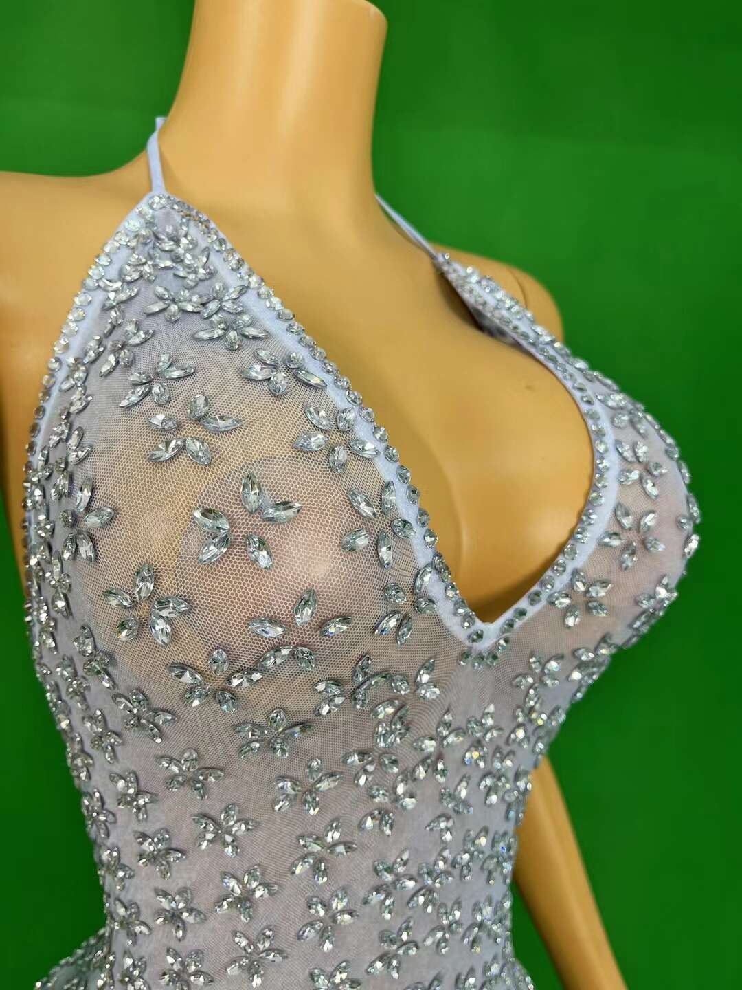 CELESINYI Wumengshan Crystal Ice Blue Gown