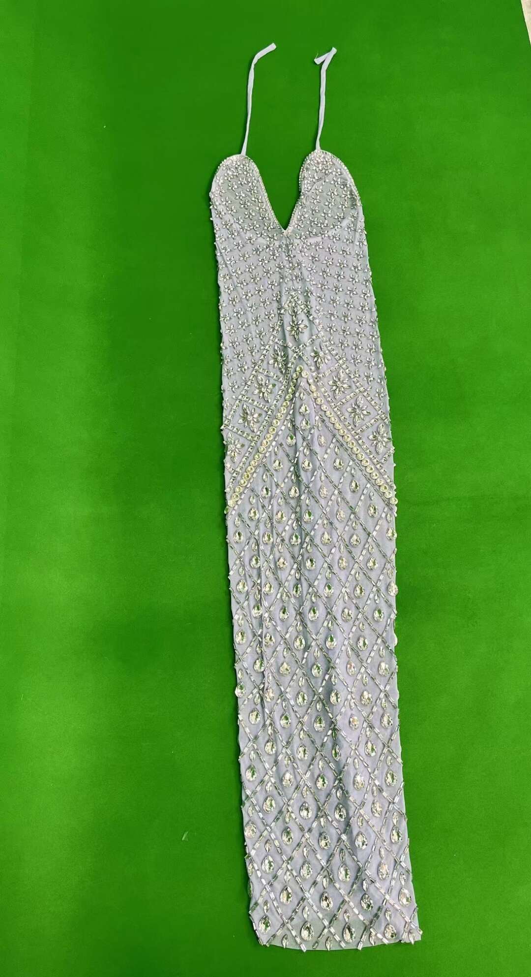 CELESINYI Wumengshan Crystal Ice Blue Gown