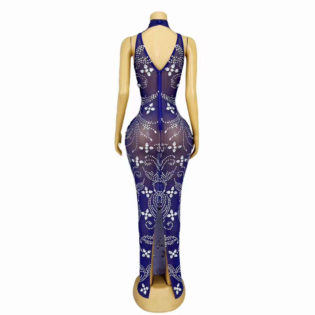 CELESINYI Huaxin Crystal Paisley Bodysuit