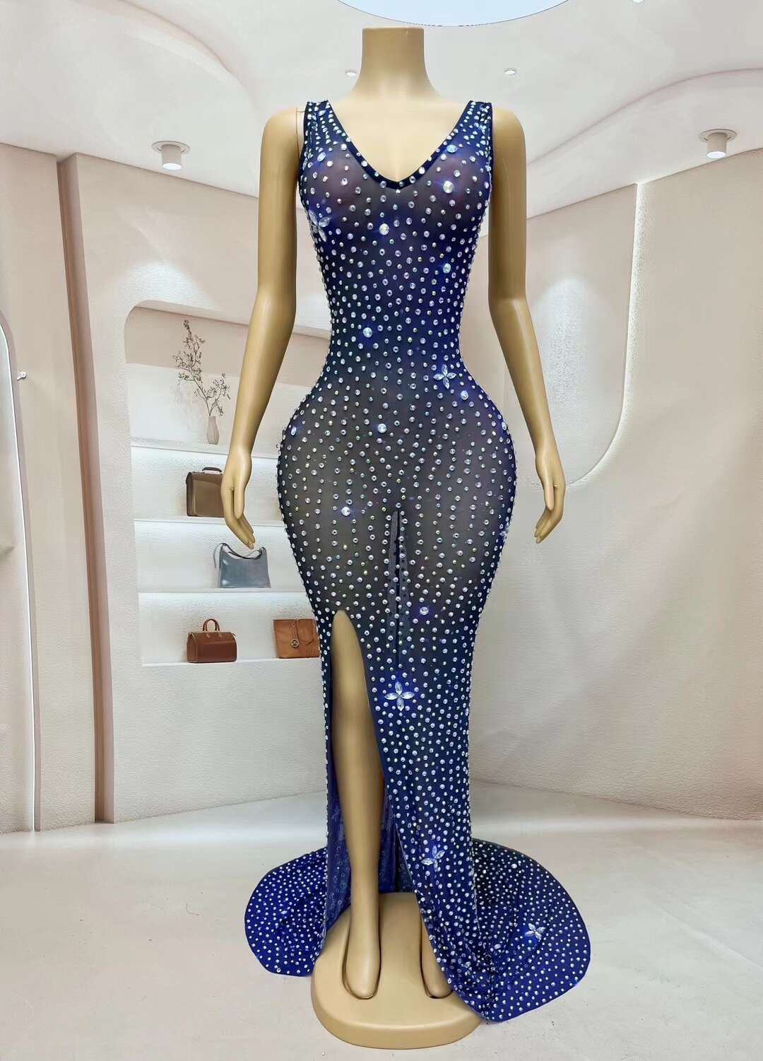 CELESINYI Xingkong Crystal Star Night Gown