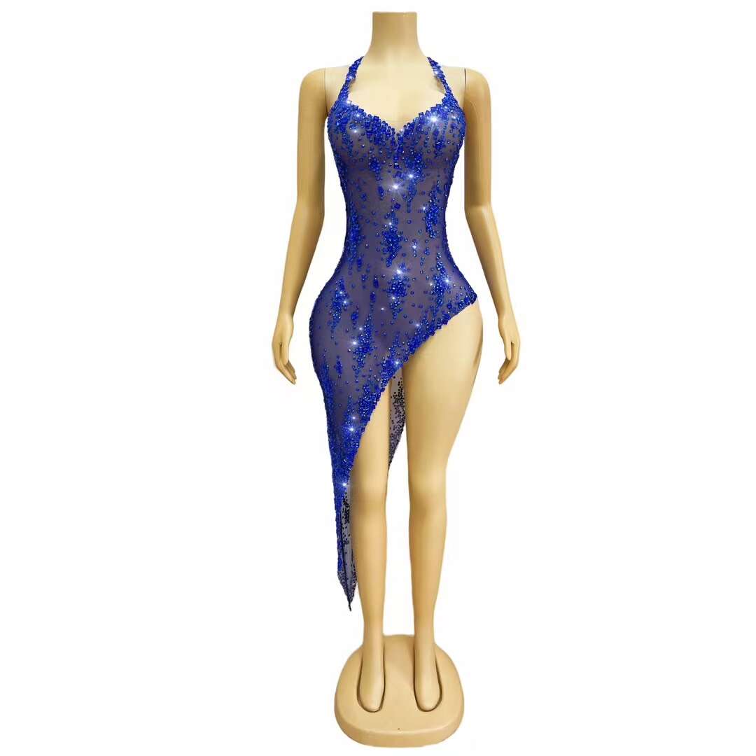 CELESINYI Xinghe Crystal Blue Gown