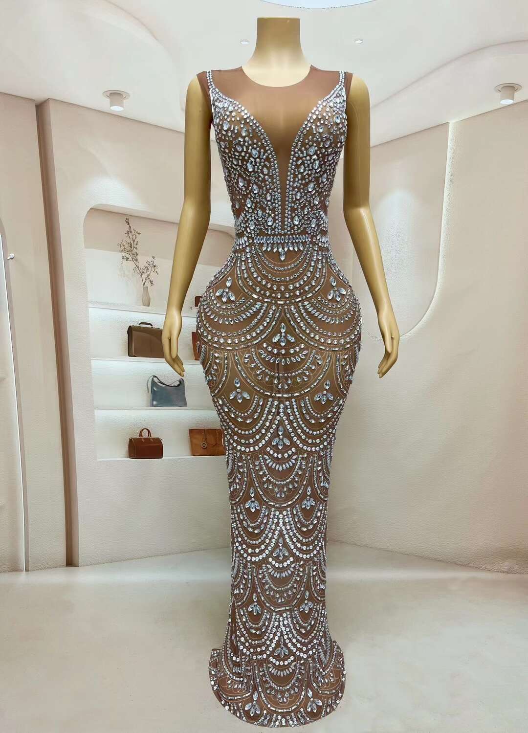 CELESINYI Sanyewuling Crystal Illusion Gown