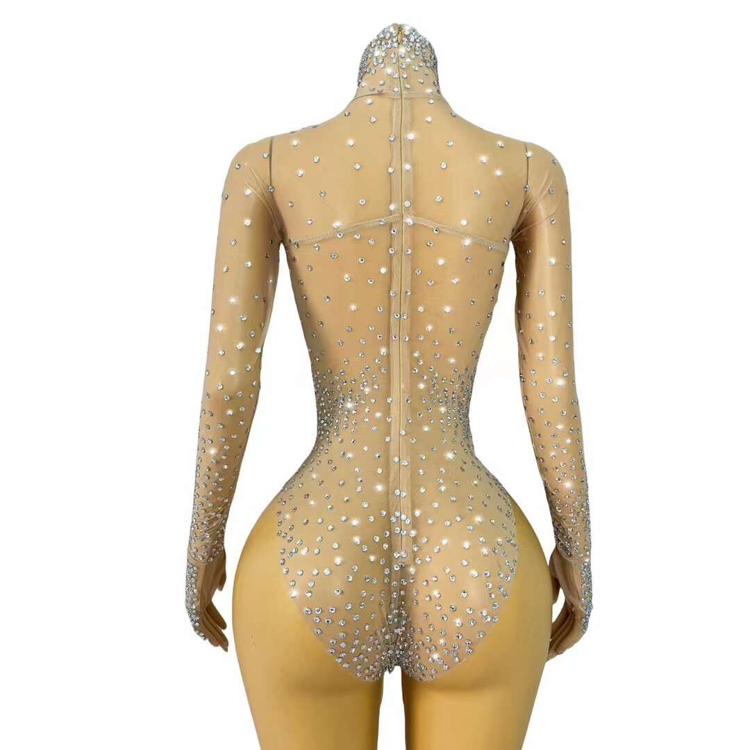 CELESINYI Xinghaichenai Crystal Star Glove Bodysuit