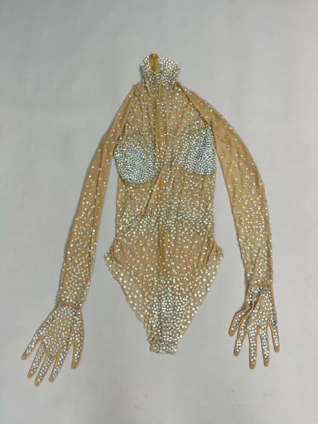CELESINYI Xinghaichenai Crystal Star Glove Bodysuit