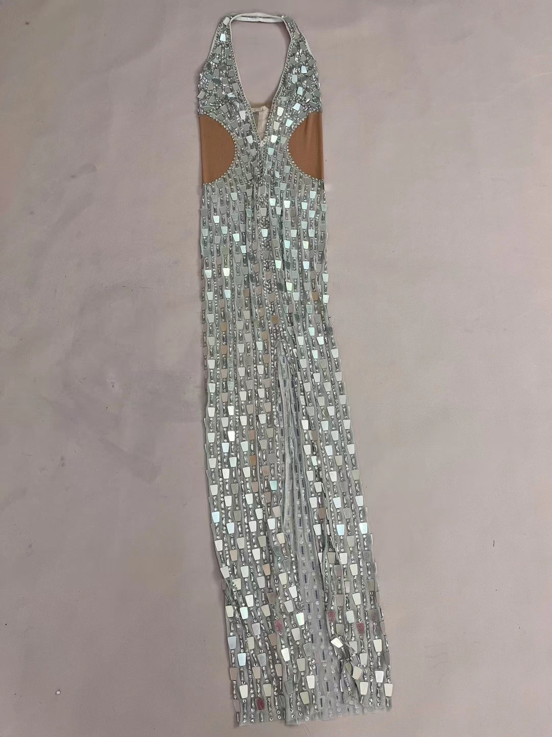 CELESINYI Shanguang Crystal Mirror Bodysuit