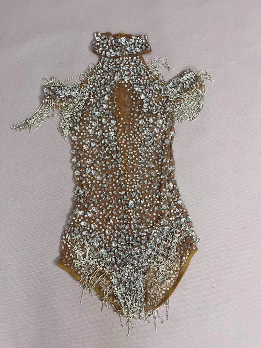 CELESINYI Hezhuluochen Crystal Waterfall Bodysuit