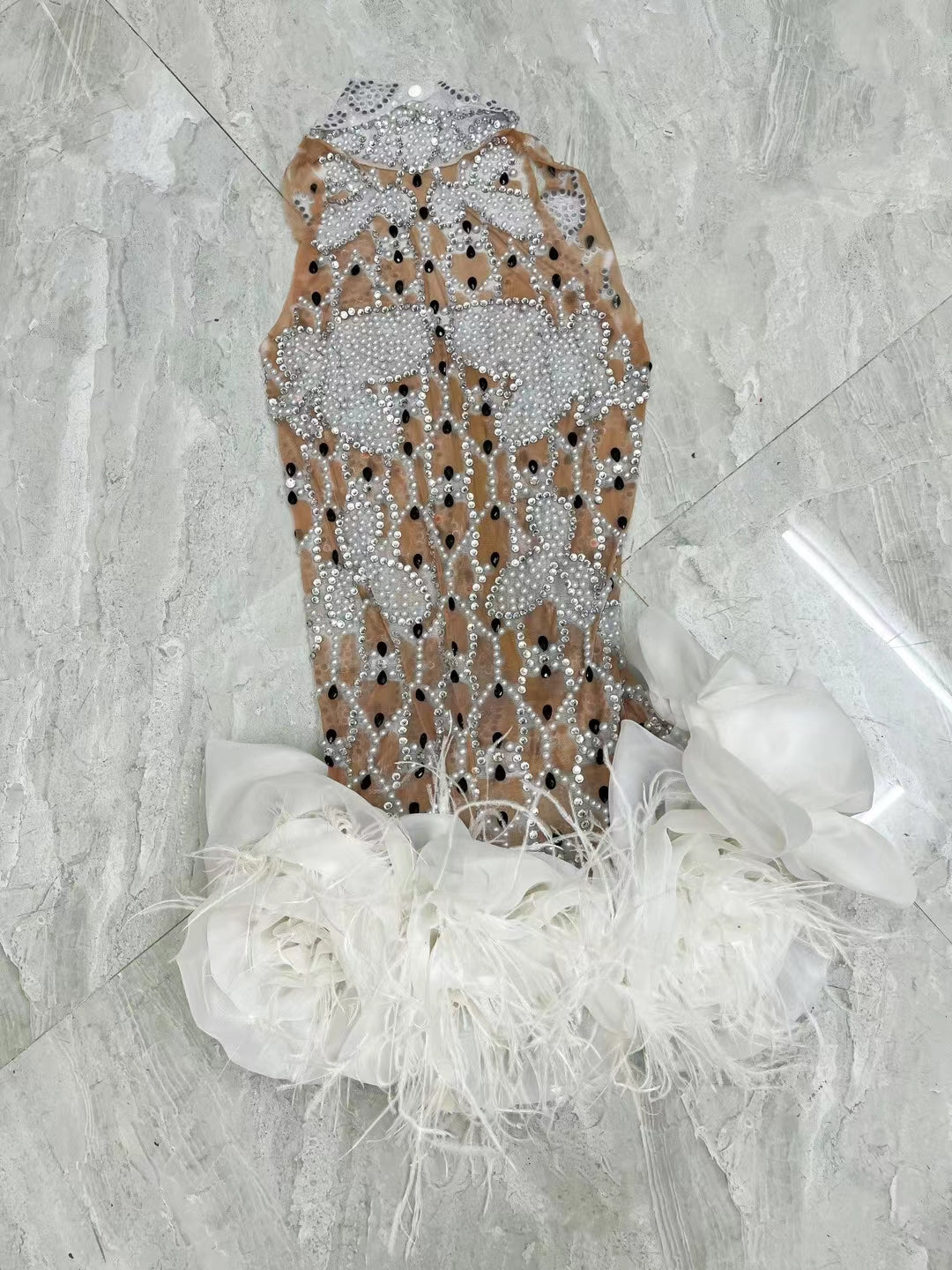 CELESINYI Suizuanhua Crystal Baroque Bodysuit