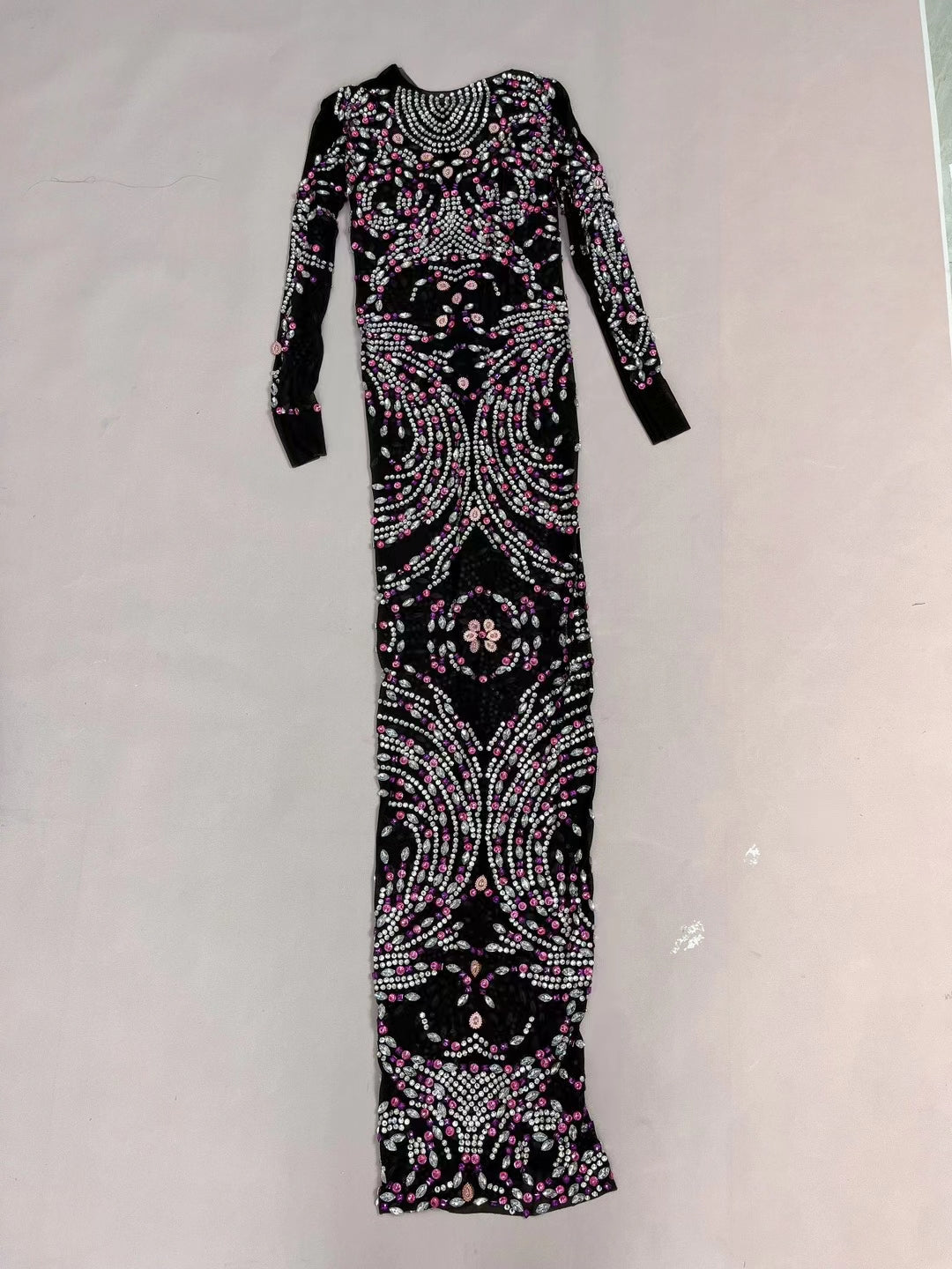 CELESINYI Zitenghua Crystal Wisteria Gown