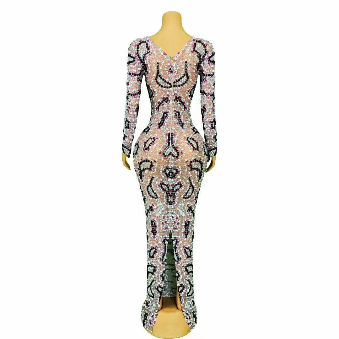 CELESINYI Anquan Crystal Eye Bodysuit
