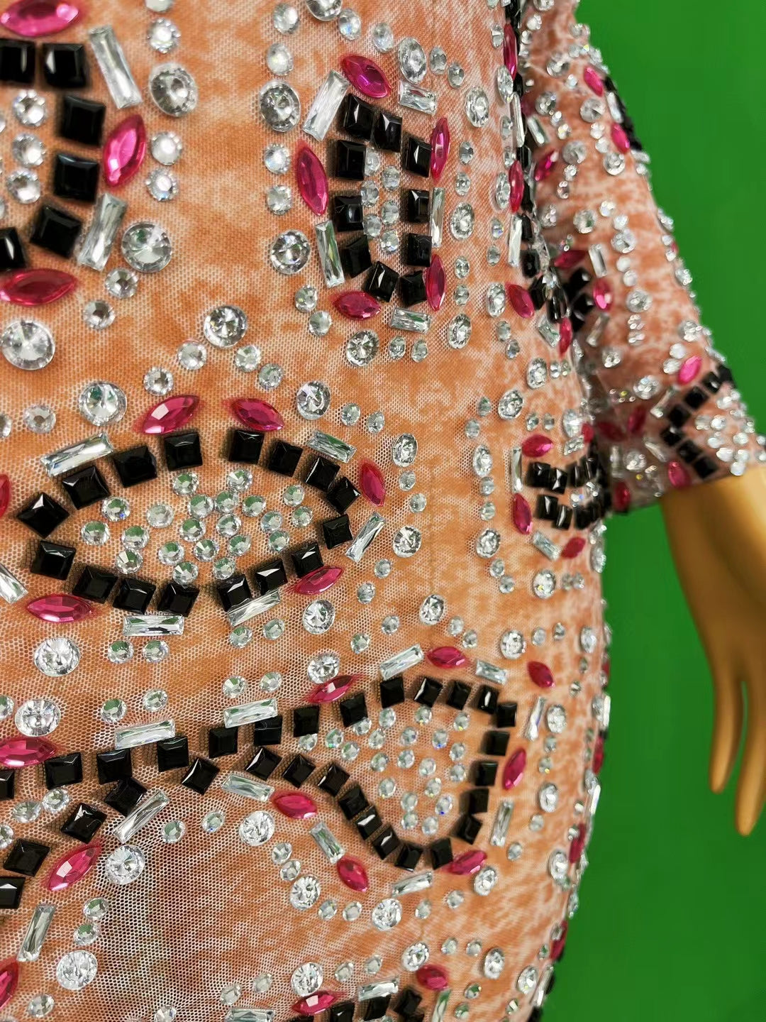 CELESINYI Anquan Crystal Eye Bodysuit