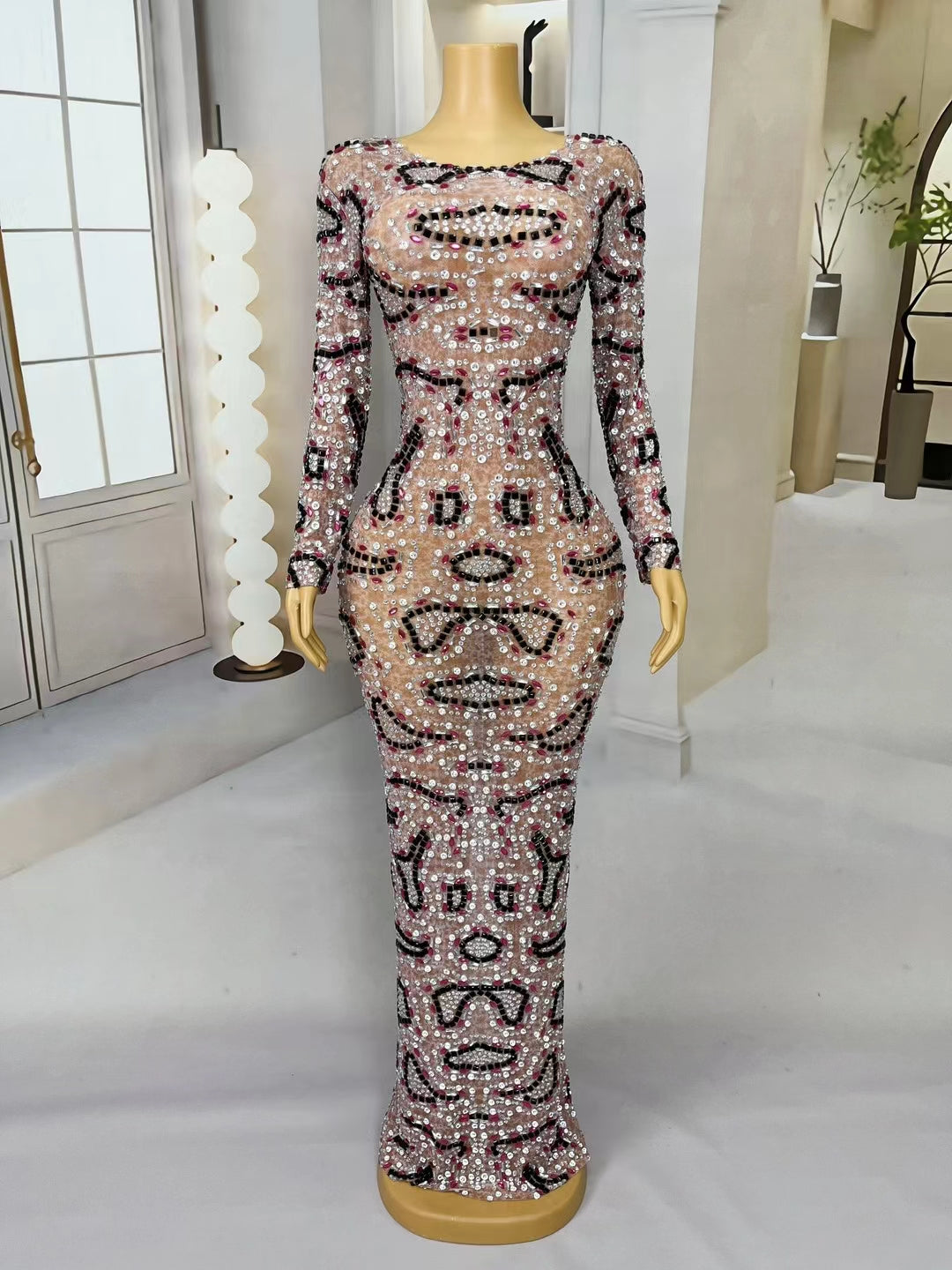 CELESINYI Anquan Crystal Eye Bodysuit