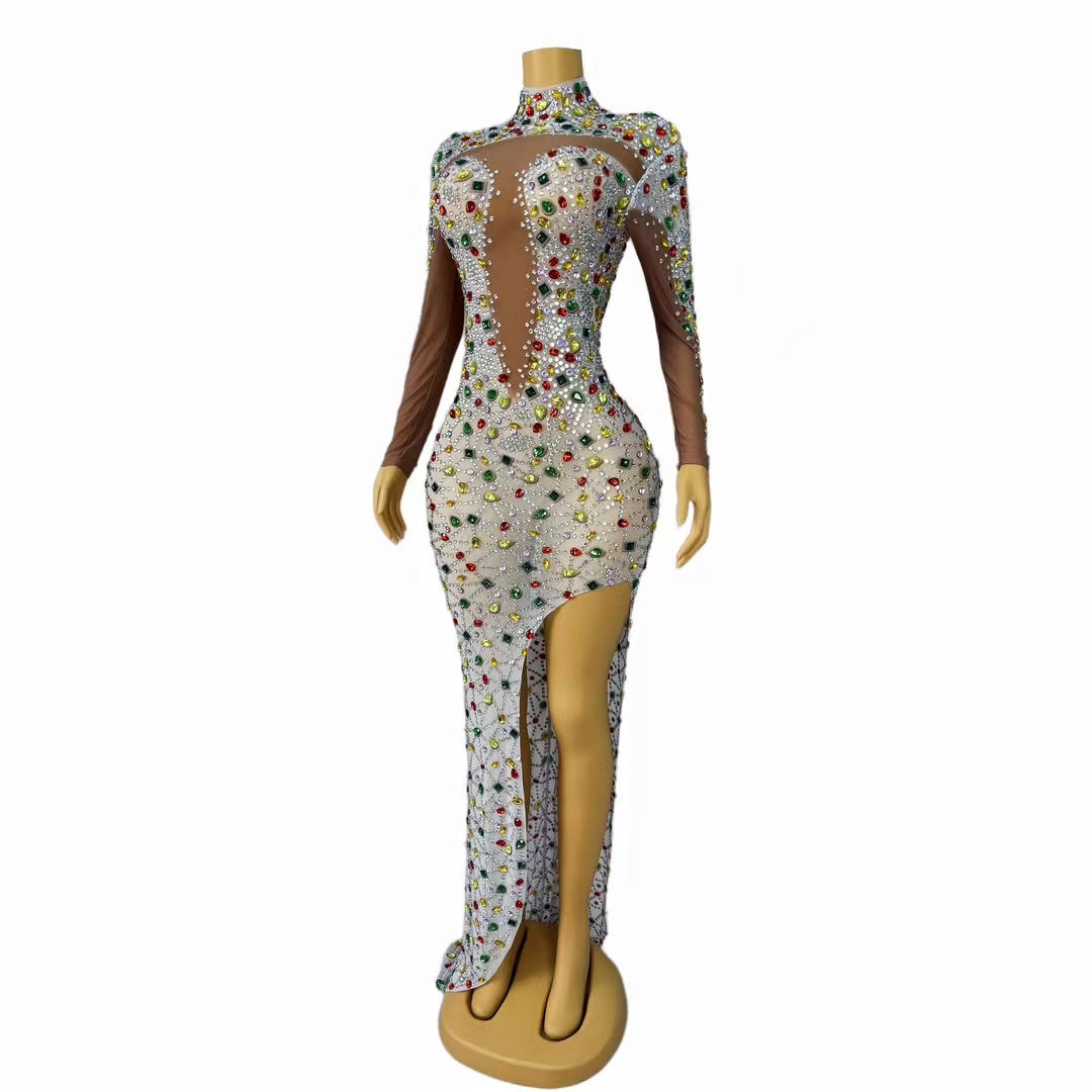 CELESINYI Babaozhou Crystal Gem Bodysuit