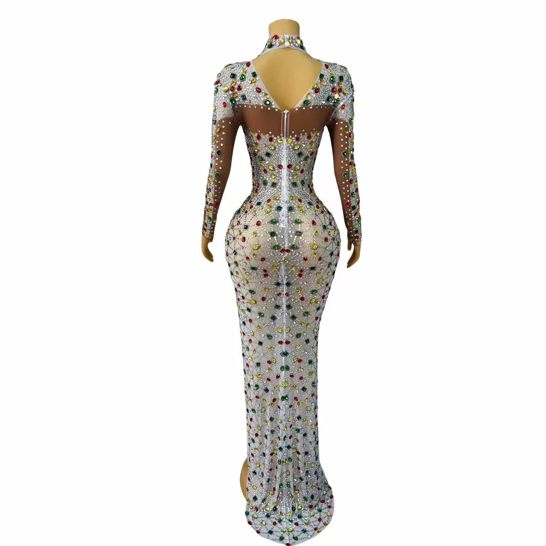 CELESINYI Babaozhou Crystal Gem Bodysuit
