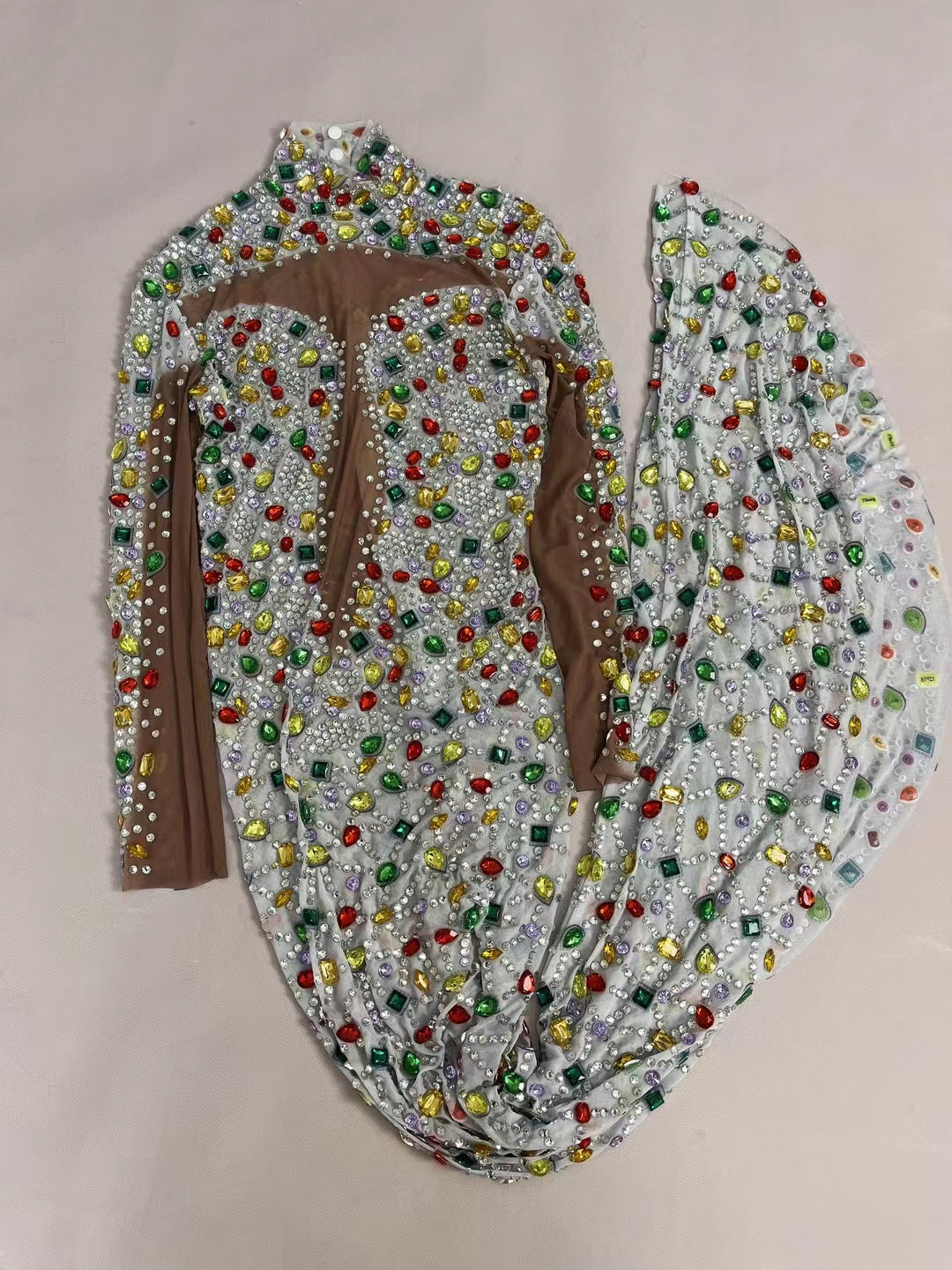 CELESINYI Babaozhou Crystal Gem Bodysuit