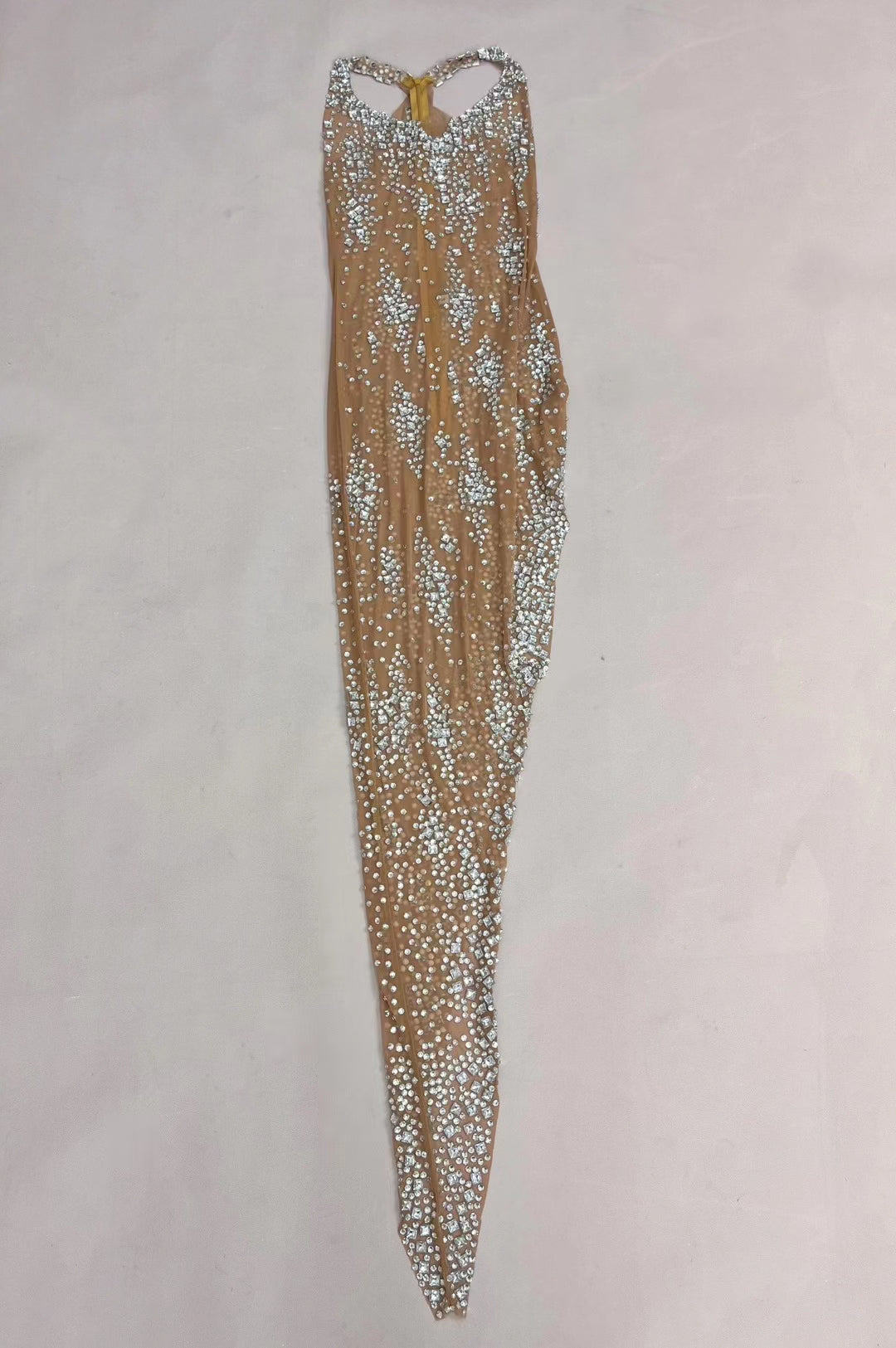 CELESINYI Xinghebulubei Crystal Full Stone Halter Jumpsuit