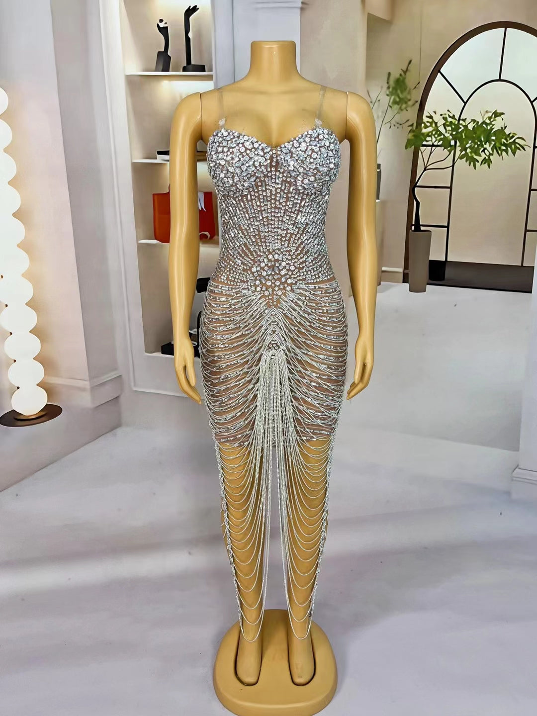 CELESINYI Huaruixinglu Crystal Sweetheart Bodysuit