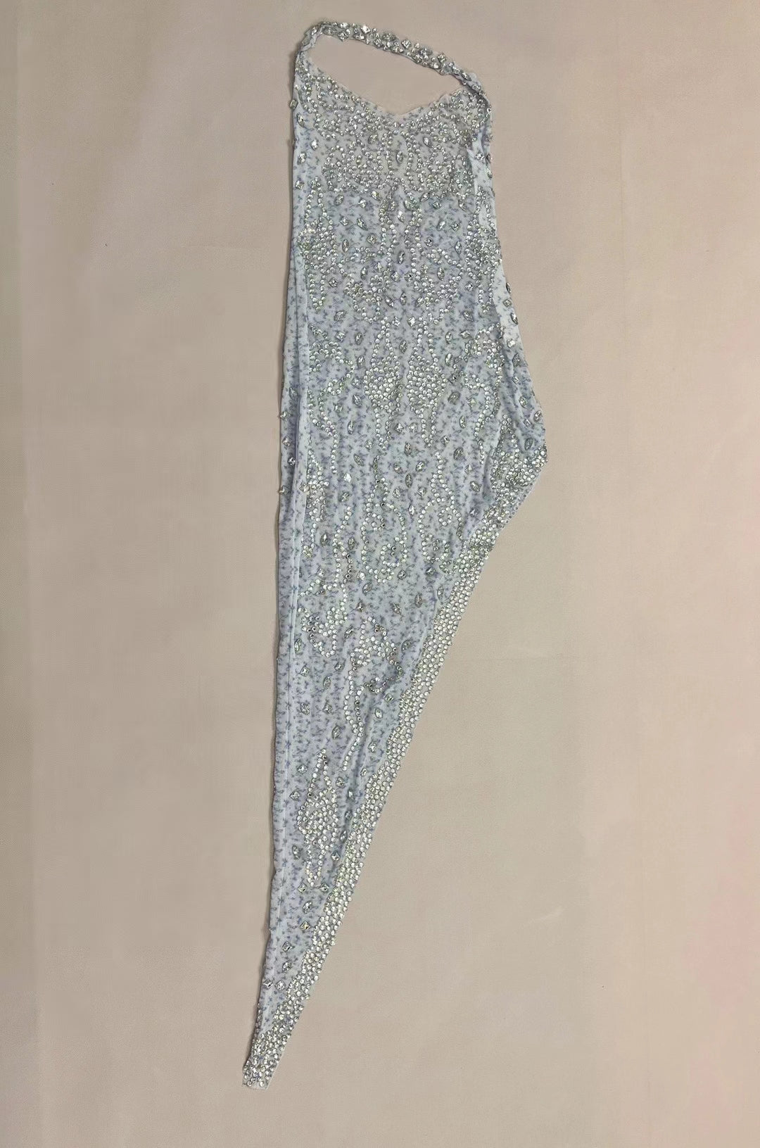 CELESINYI Xingyue Crystal Moon Mini Dress