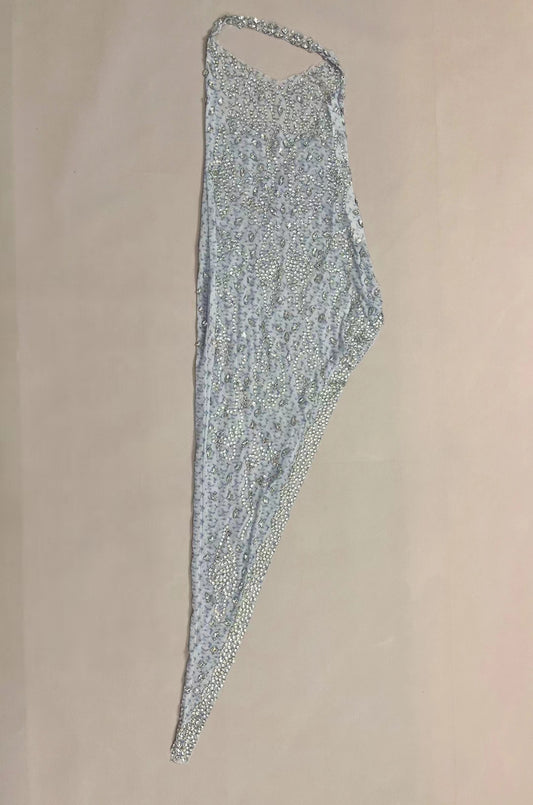 CELESINYI Xingyue Crystal Moon Mini Dress