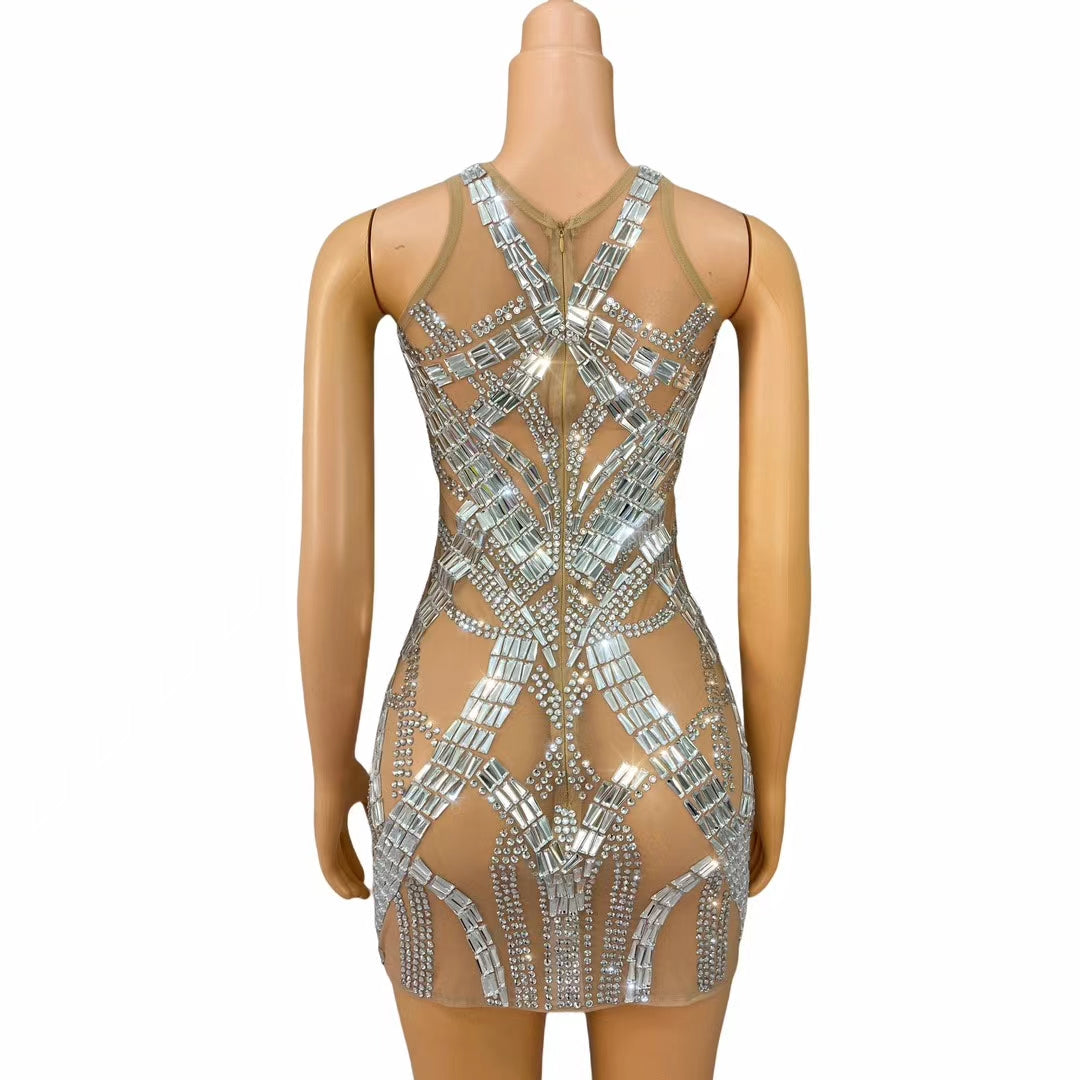 CELESINYI Jiaoyue Crystal Moonbeam Bodysuit
