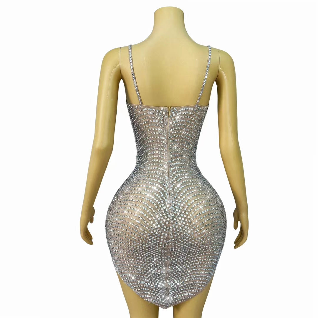 CELESINYI Wanquxian Crystal Wave Row Bodysuit
