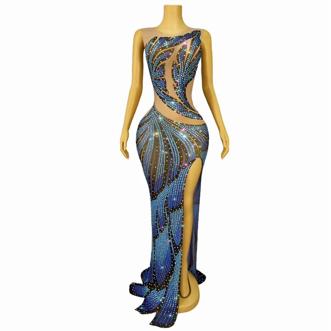 CELESINYI Haiyangdie Crystal Ocean Butterfly Bodysuit