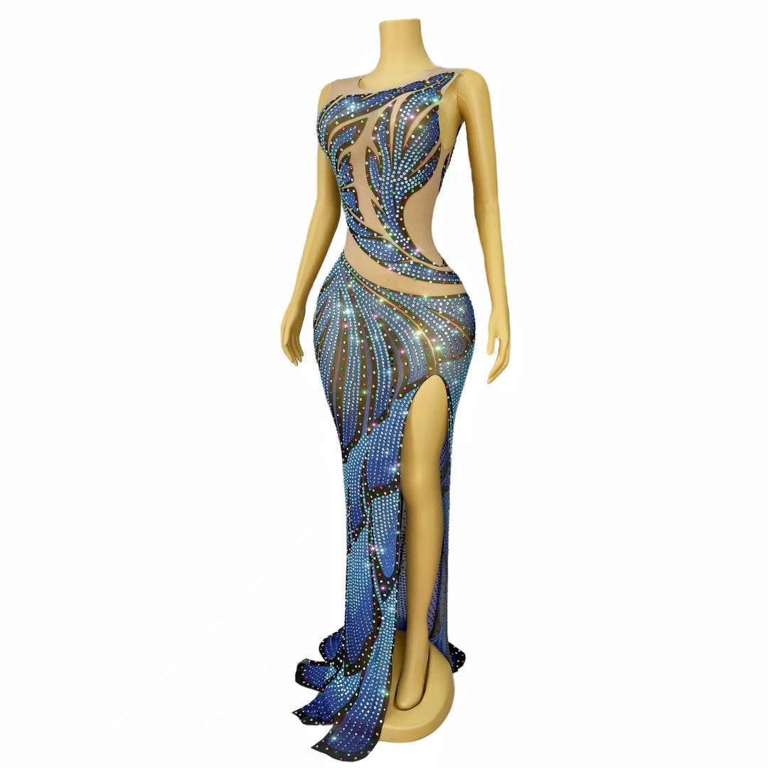 CELESINYI Haiyangdie Crystal Ocean Butterfly Bodysuit