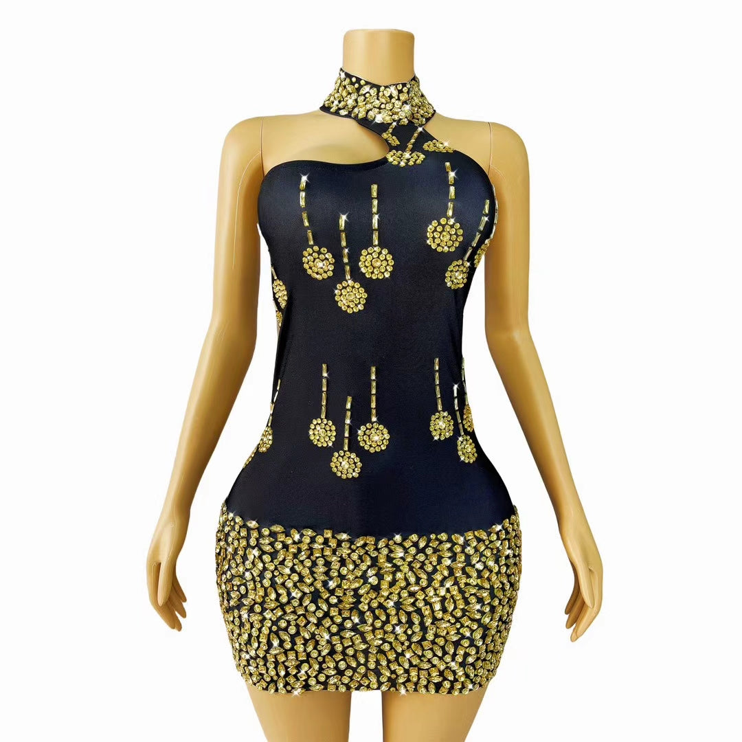 CELESINYI Jinlei Crystal Lemon Drop Bodysuit