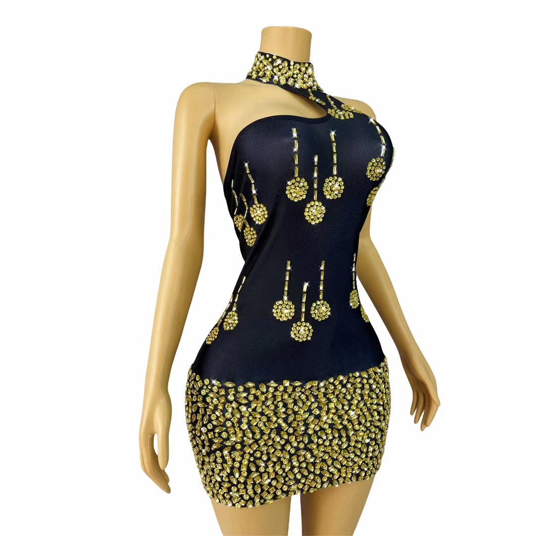 CELESINYI Jinlei Crystal Lemon Drop Bodysuit