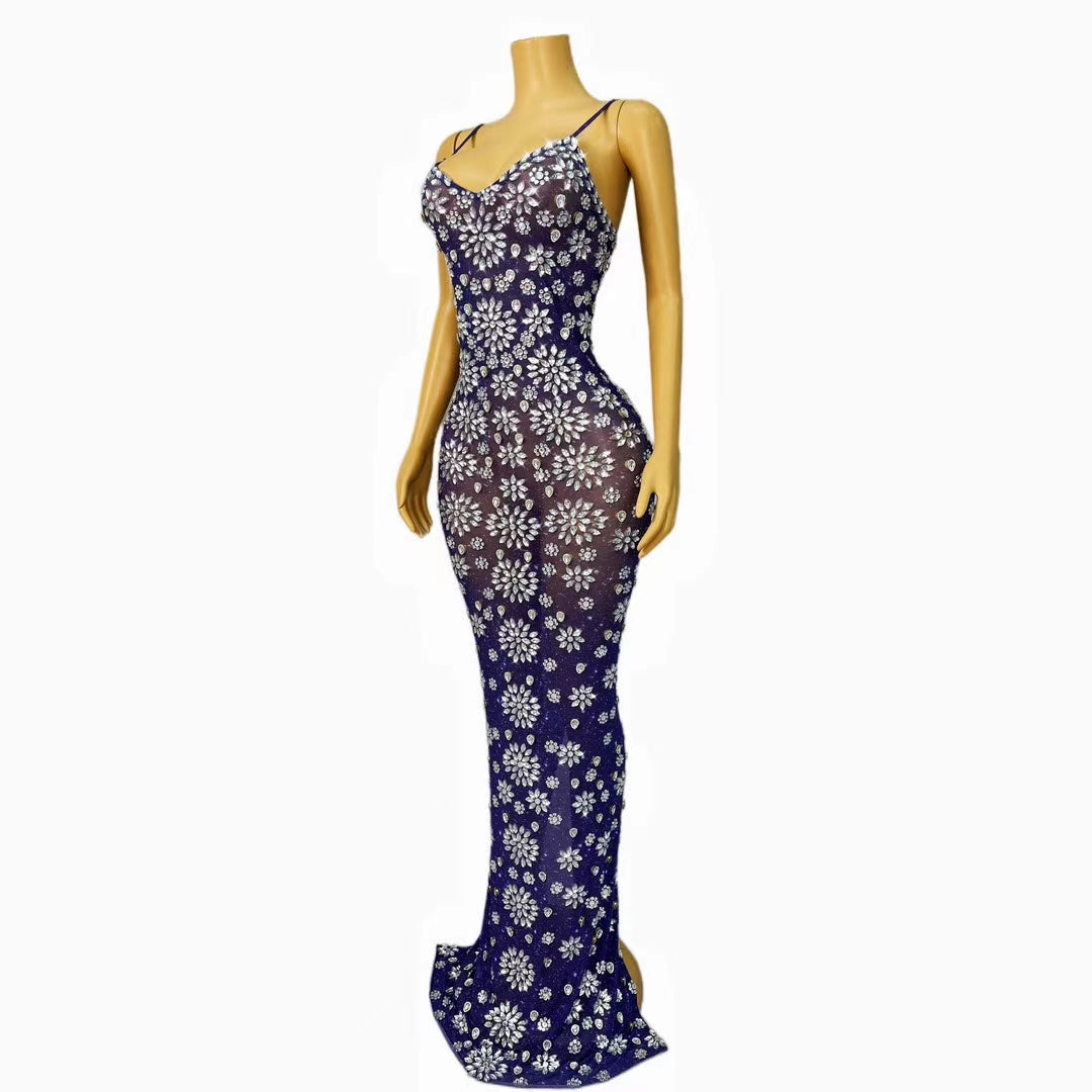 CELESINYI Juhuatai Crystal Chrysanthemum Gown