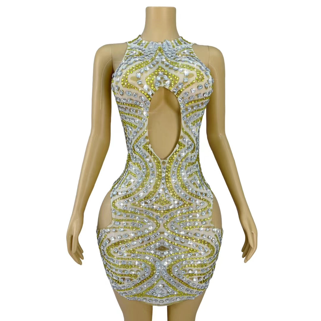 CELESINYI Jinlongyu Crystal Lemon Highlighter Gown