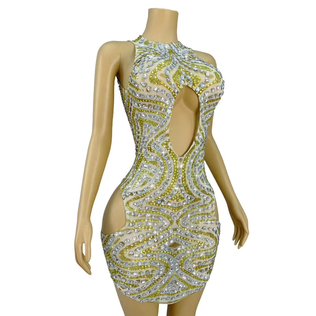 CELESINYI Jinlongyu Crystal Lemon Highlighter Gown