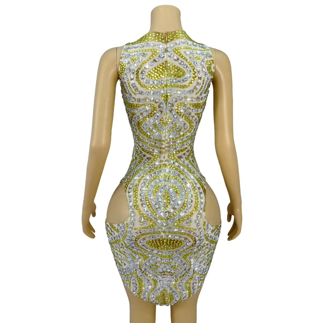 CELESINYI Jinlongyu Crystal Lemon Highlighter Gown