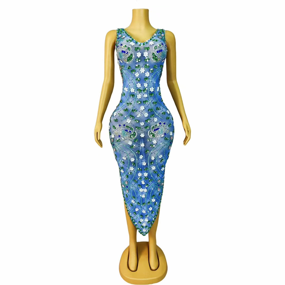 CELESINYI Diezhuihua Crystal Butterfly Garden Gown