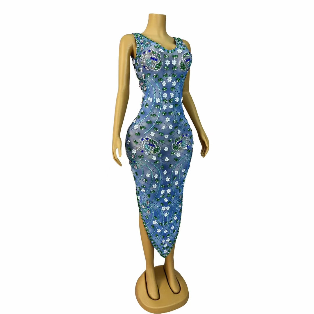 CELESINYI Diezhuihua Crystal Butterfly Garden Gown