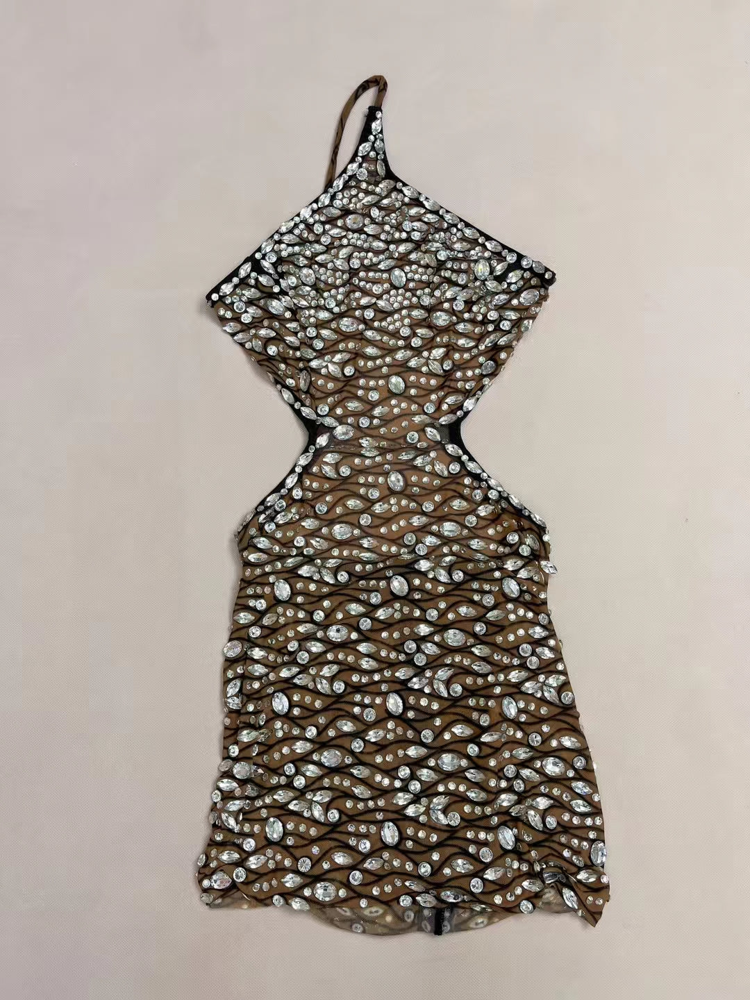 CELESINYI Zhangyuwen Crystal Octopus Wave Gown