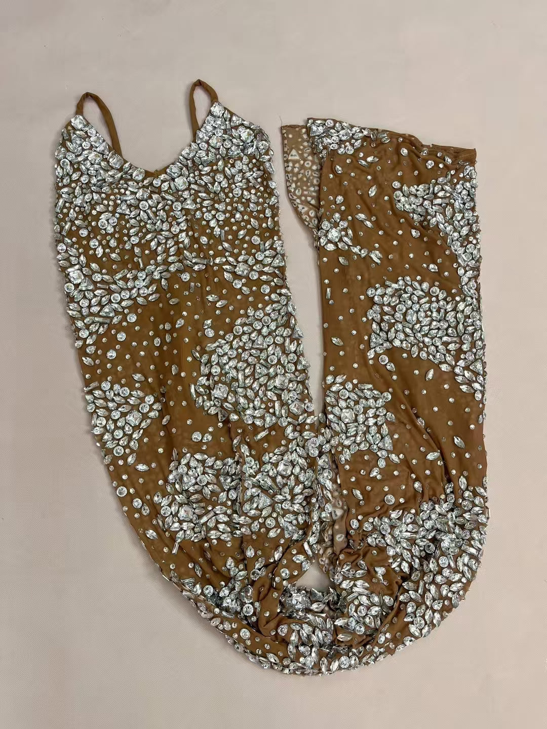 CELESINYI Xingmang Crystal Silver Skin Gown