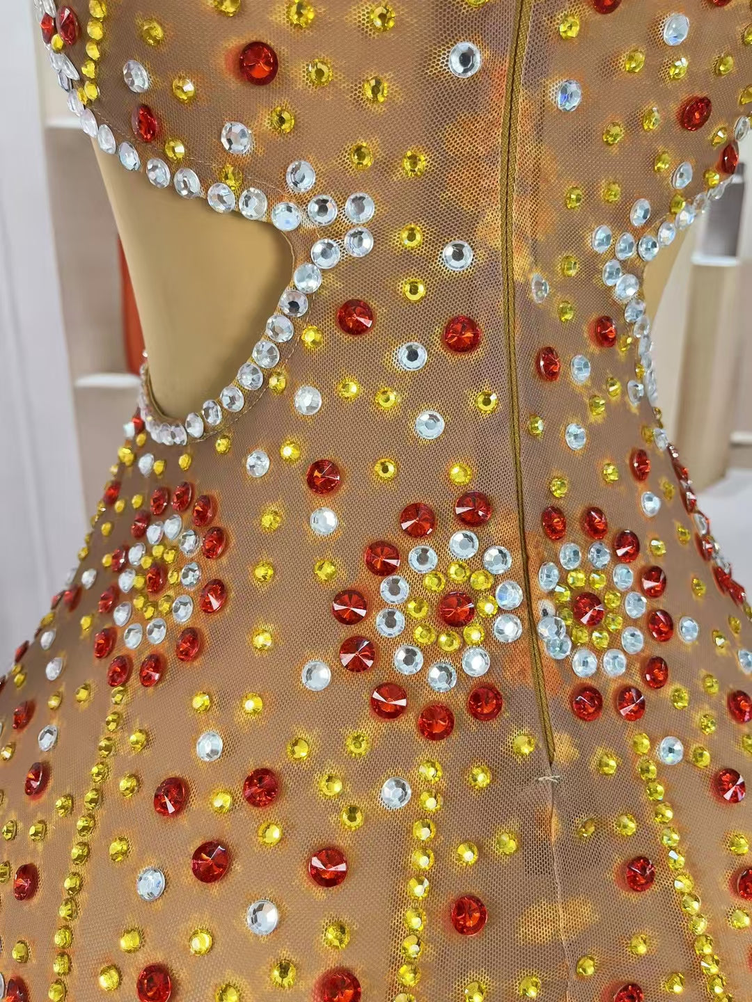 CELESINYI Jinguangxian Crystal Sunflower Leotard