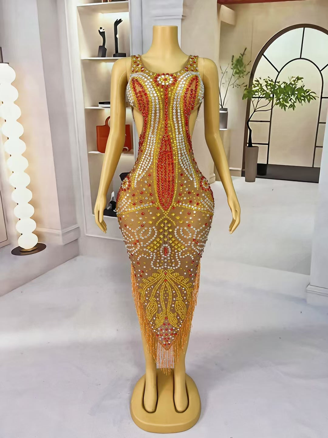 CELESINYI Jinguangxian Crystal Sunflower Leotard