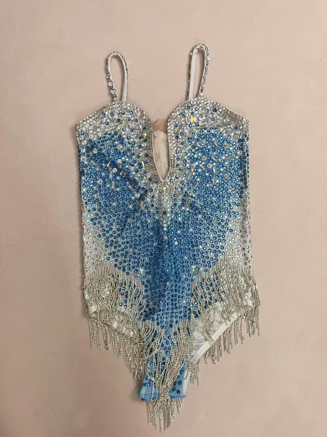 CELESINYI Bingqilin Crystal Ice Gradient Bodysuit