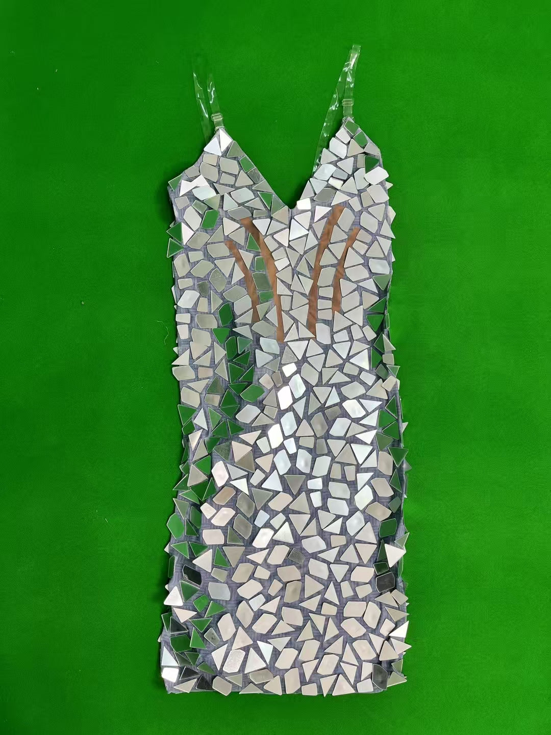 CELESINYI Suijing Crystal Mirror Sweetheart Bodysuit
