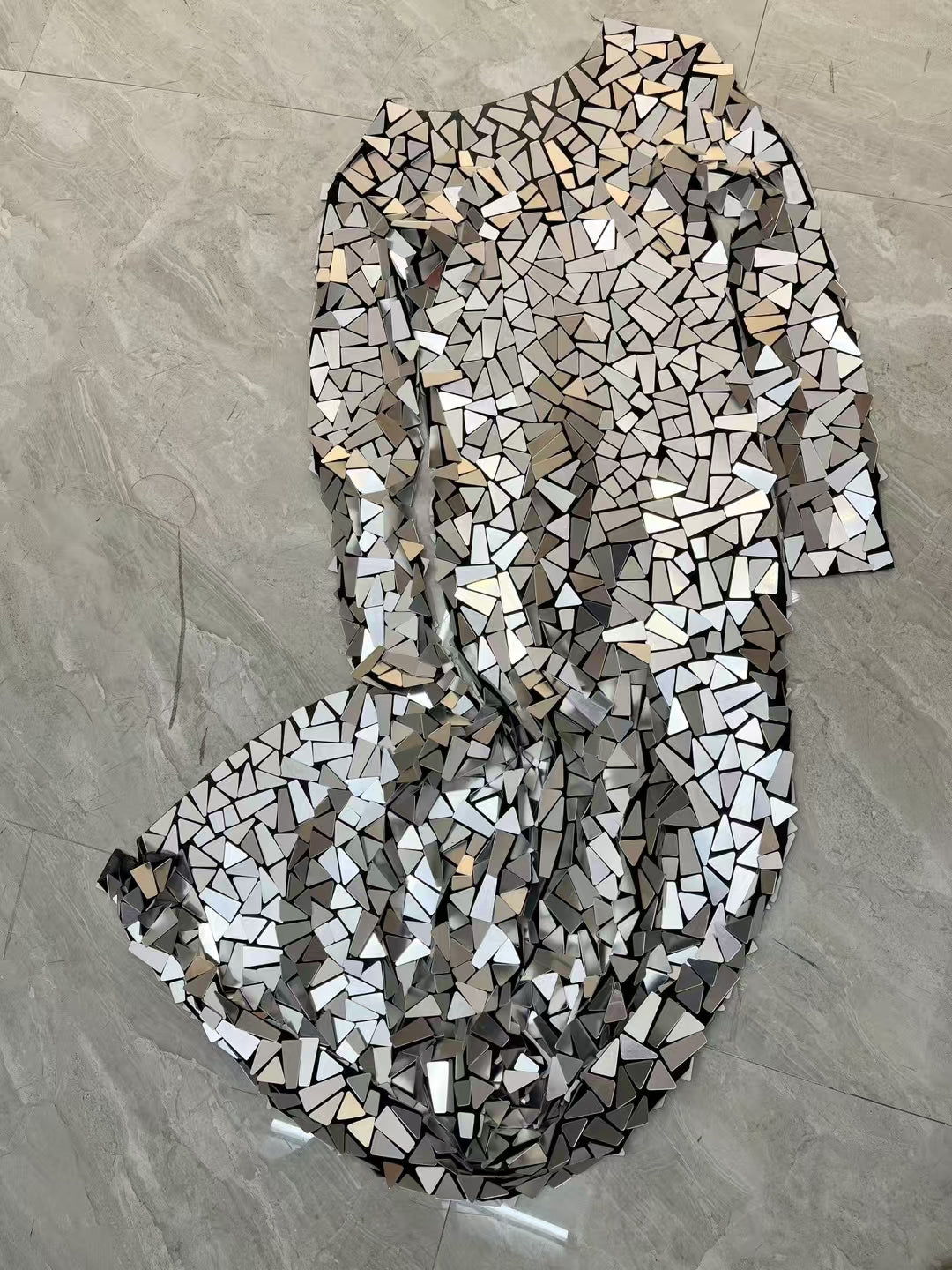CELESINYI Damanjing Crystal Full Mirror Bodysuit